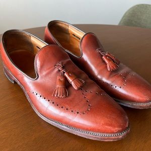 Allen Edmonds - Astor - Brown/Orange Dress Shoes - Loafers - Size 11D